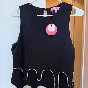 Eva Franco NWT tank (rhinestone accents)
